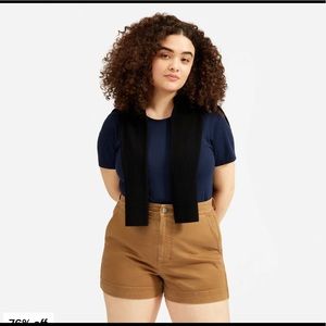 Everlane ochre shorts
